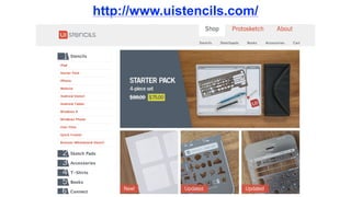 http://www.uistencils.com/
 