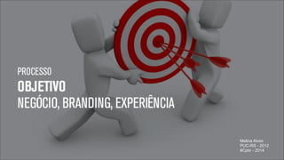 Melina Alves
PUC-RS - 2012
#Cpbr - 2014
"37

 