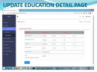 UPDATE EDUCATION DETAIL PAGE
 