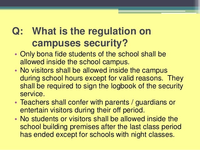 Campus Security And Flag Raising Ceremony