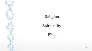 4
Religion
Spirituality
[Poll]
 