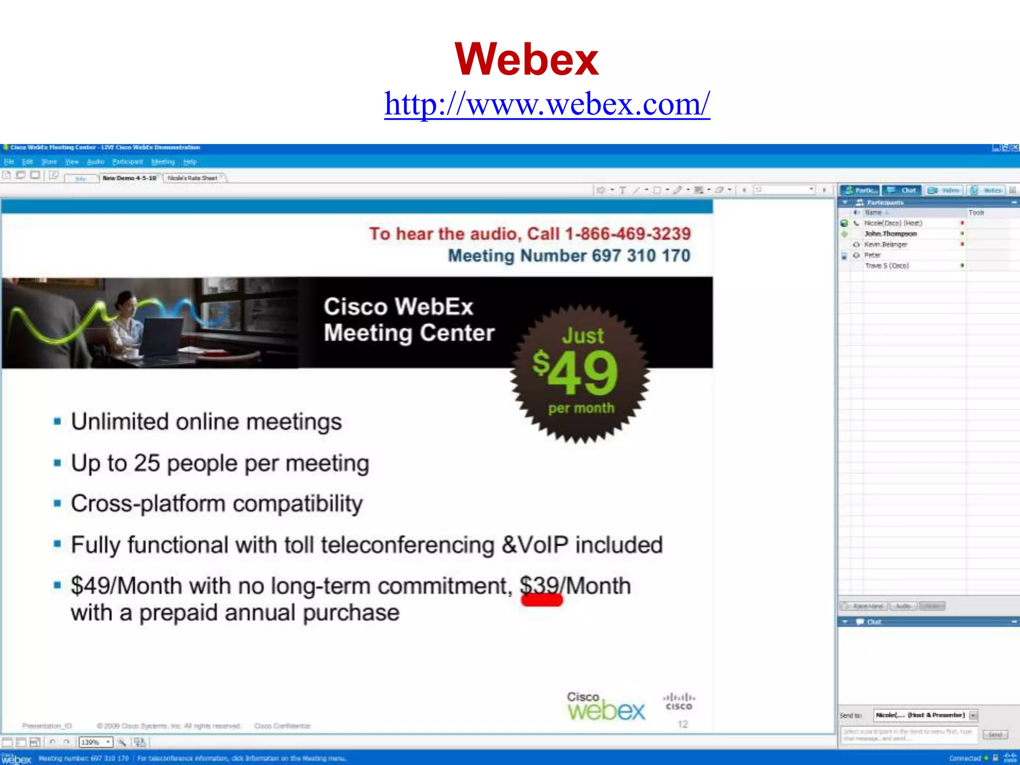 Webexhttp://www.webex.com/