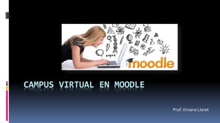 CAMPUS VIRTUAL EN MOODLE
Prof.Viviana Lloret
 