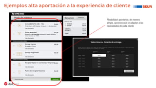 Flexibilidad: aportando, de manera
simple, opciones que se adaptan a las
necesidades de cada cliente