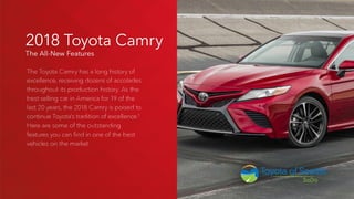 2018 Toyota Camry Features Slideshare