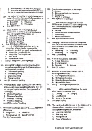 Notes Pst Bs PEDAGOGY NOTES FOR JEST AND PST TEST PREPARATION | PDF