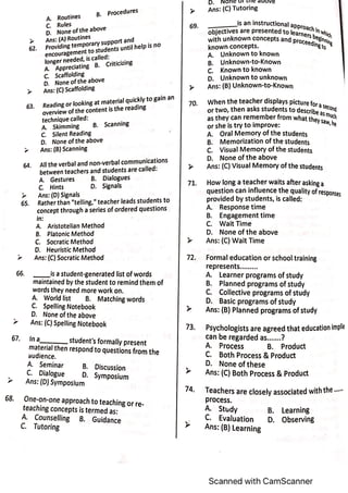 Notes Pst Bs PEDAGOGY NOTES FOR JEST AND PST TEST PREPARATION | PDF