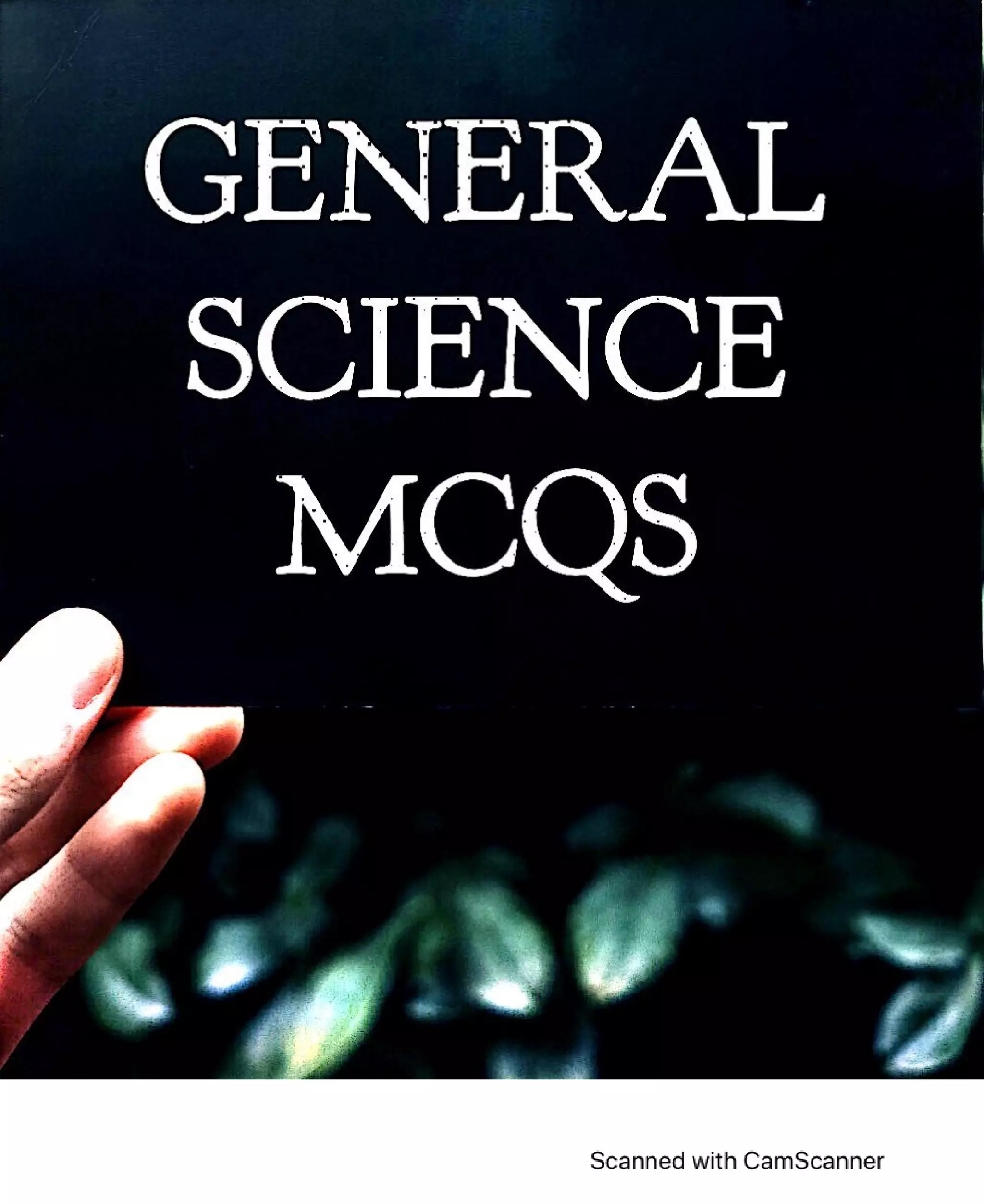 GENERAL SCIENCE NOTES FOR CCE,CSS,JEST AND PST AND OTHER TESTS ...