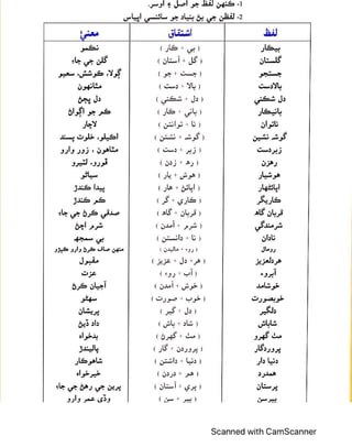 SINDHI GRAMMAR NOTES FOR JEST AND PST TEST PREPARATION