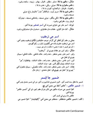 SINDHI GRAMMAR NOTES FOR JEST AND PST TEST PREPARATION