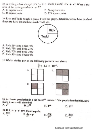 Pst Pattern Question PAST PAPER OF JEST AND PST TEST | PDF