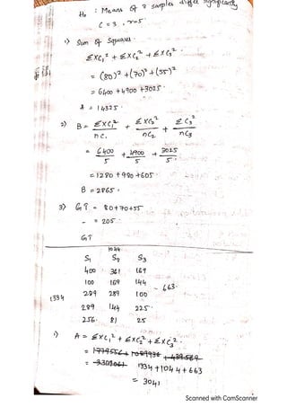 CHI-Square test, ANOVA (one way, two way)