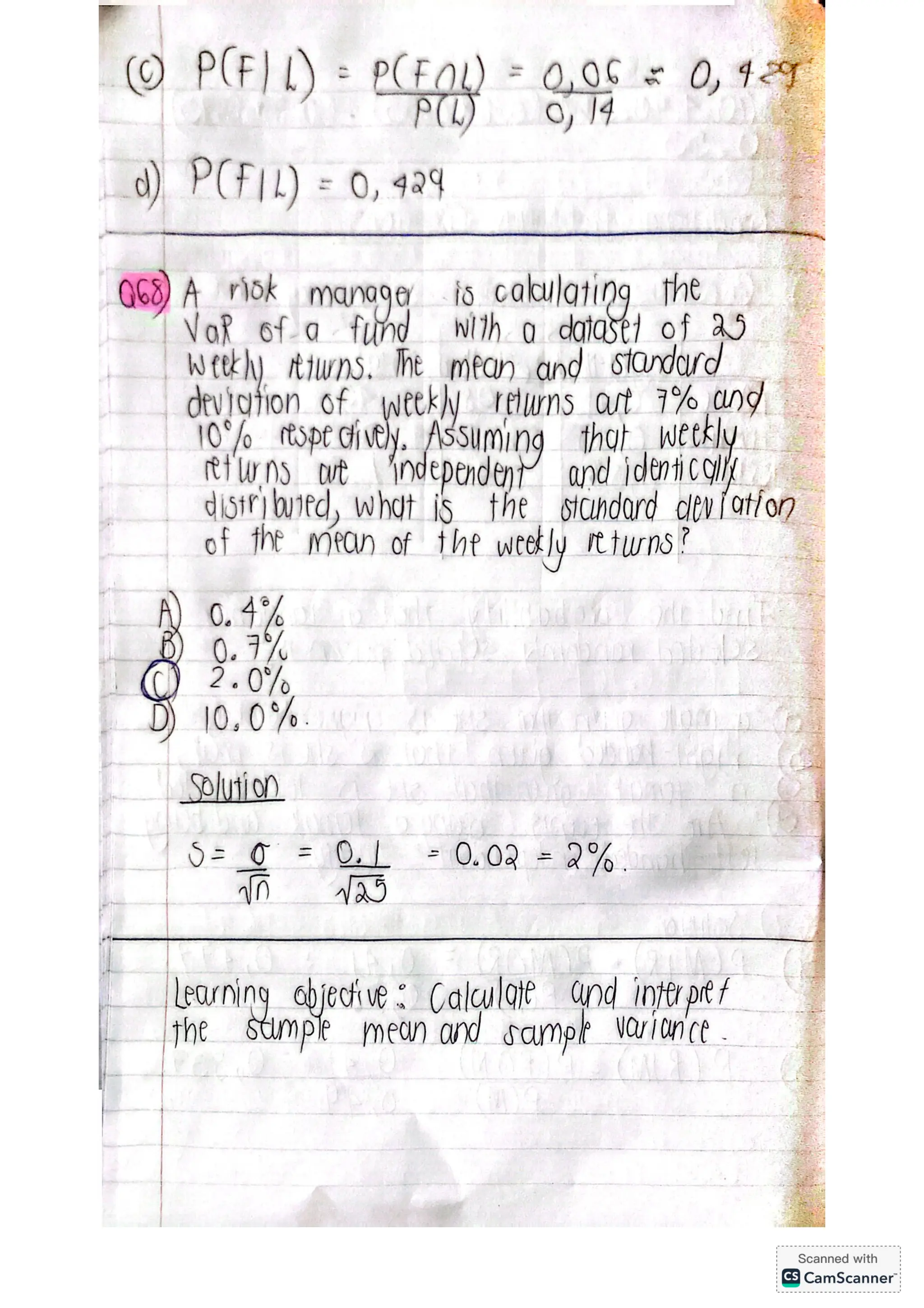 FINANCIAL RISK MANAGEMENT EXAM PRACTICE QUESTIONS pdf