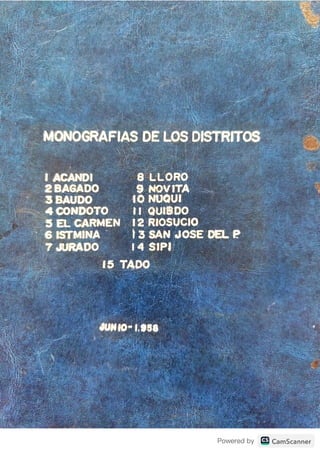 Monografias del Chocó