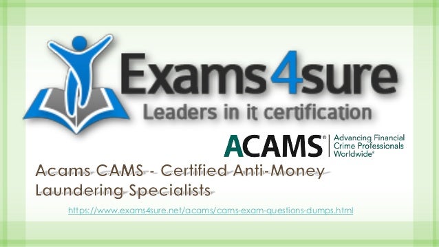 Cams Exam Questions Dumps