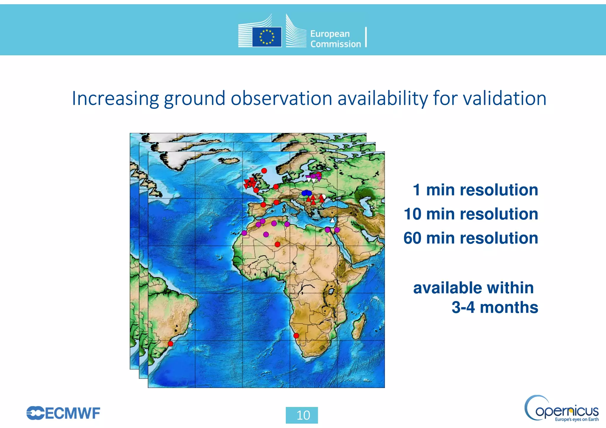 1 min resolution
available within
3-4 months
10 min resolution
60 min resolution
 