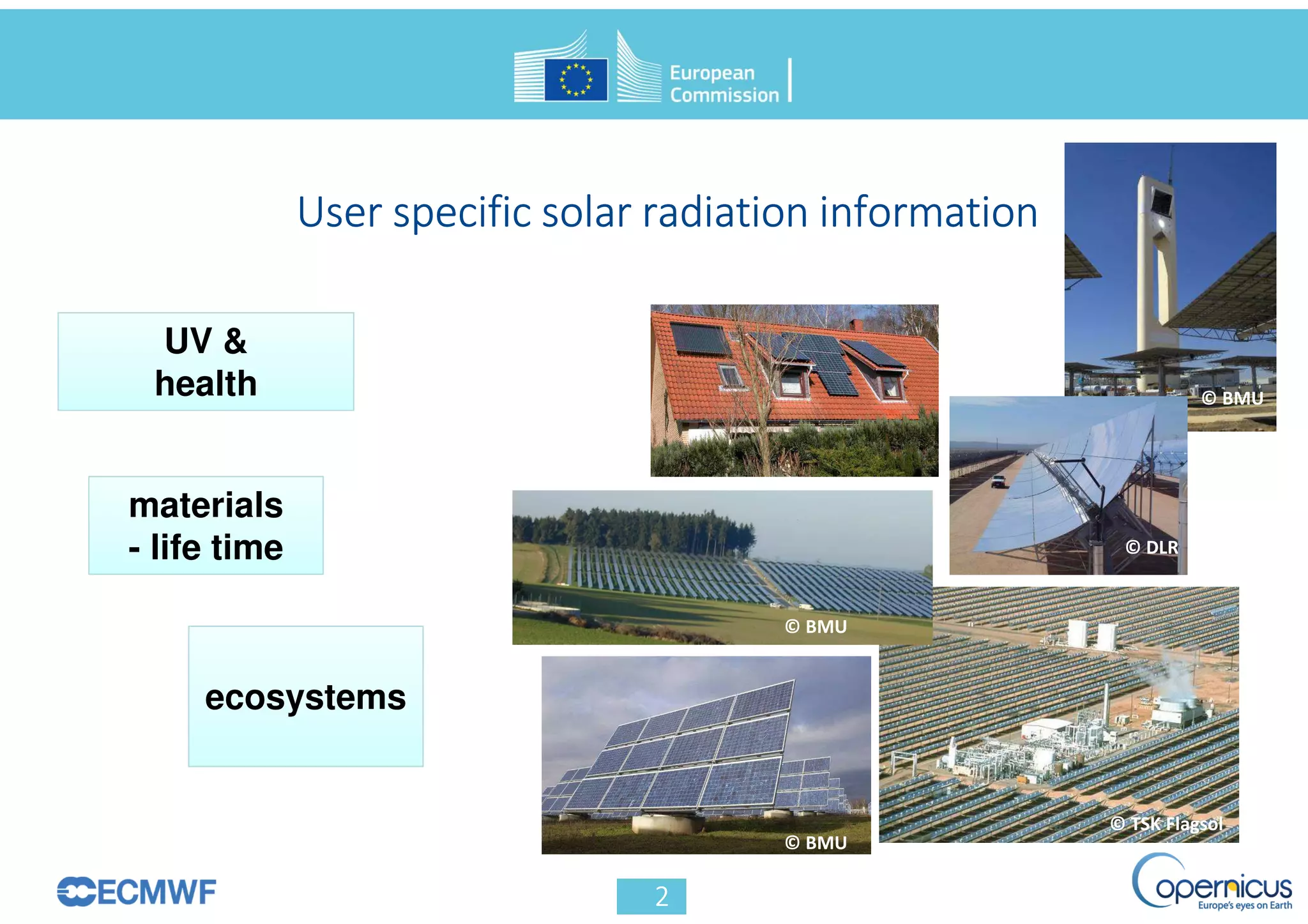 UV &
health
materials
- life time
ecosystems
 