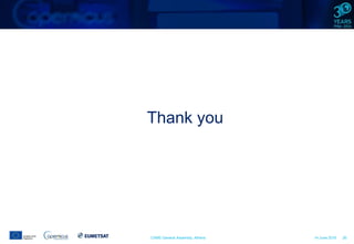 CAMS General Assembly, Athens 14 June 2016 26
Thank you
 