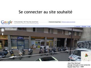 Se connecter au site souhaité 