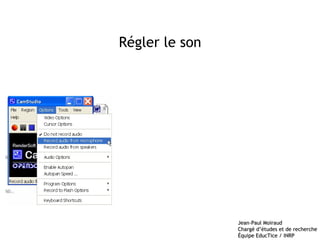 Régler le son 