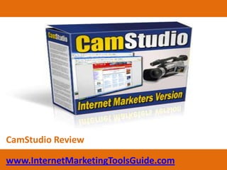 CamStudio Review www.InternetMarketingToolsGuide.com 