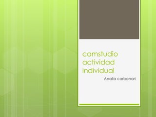 camstudio
actividad
individual
Analia carbonari
 