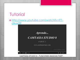 Tutorial
 http://www.youtube.com/watch?v=P7-

dIkxxI3E

 