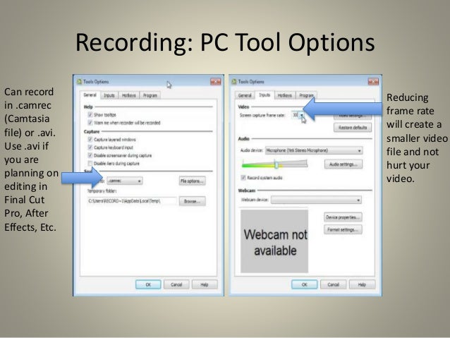 camtasia tutorials mac