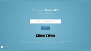 Comunicación desde nuestro navegador: El caso de Opentokrtc 
