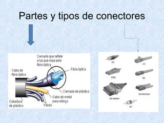 Partes y tipos de conectores
 