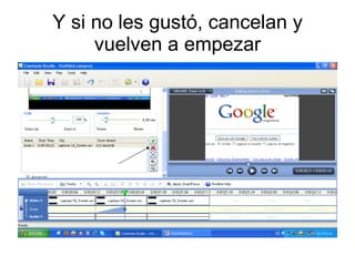 Y si no les gustó, cancelan y vuelven a empezar 