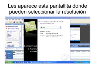 Les aparece esta pantallita donde pueden seleccionar la resolución 