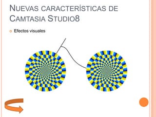 NUEVAS CARACTERÍSTICAS DE
CAMTASIA STUDIO8


Efectos visuales

 