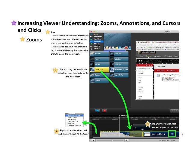camtasia software tutorial design best practices