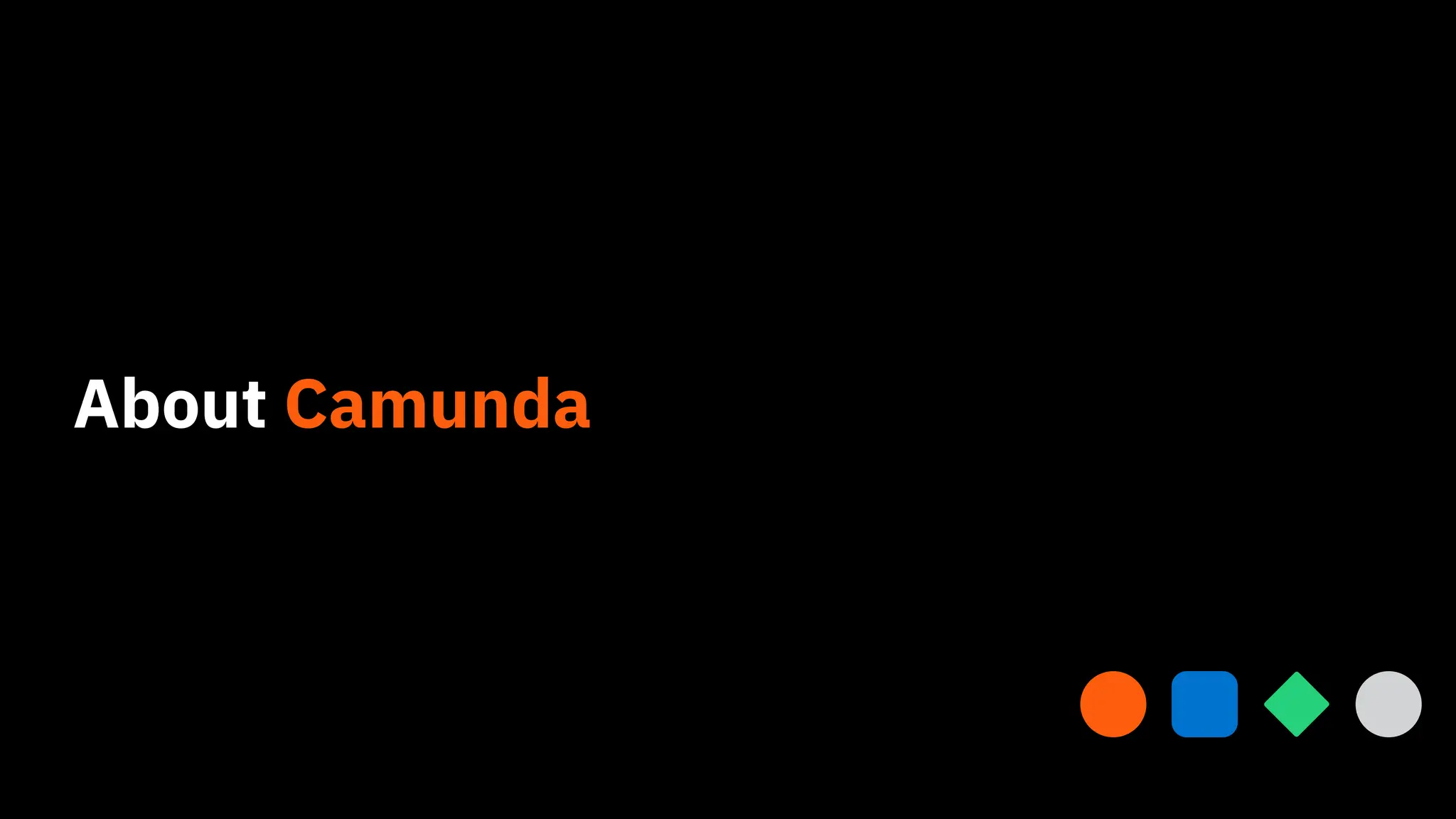 About Camunda
 