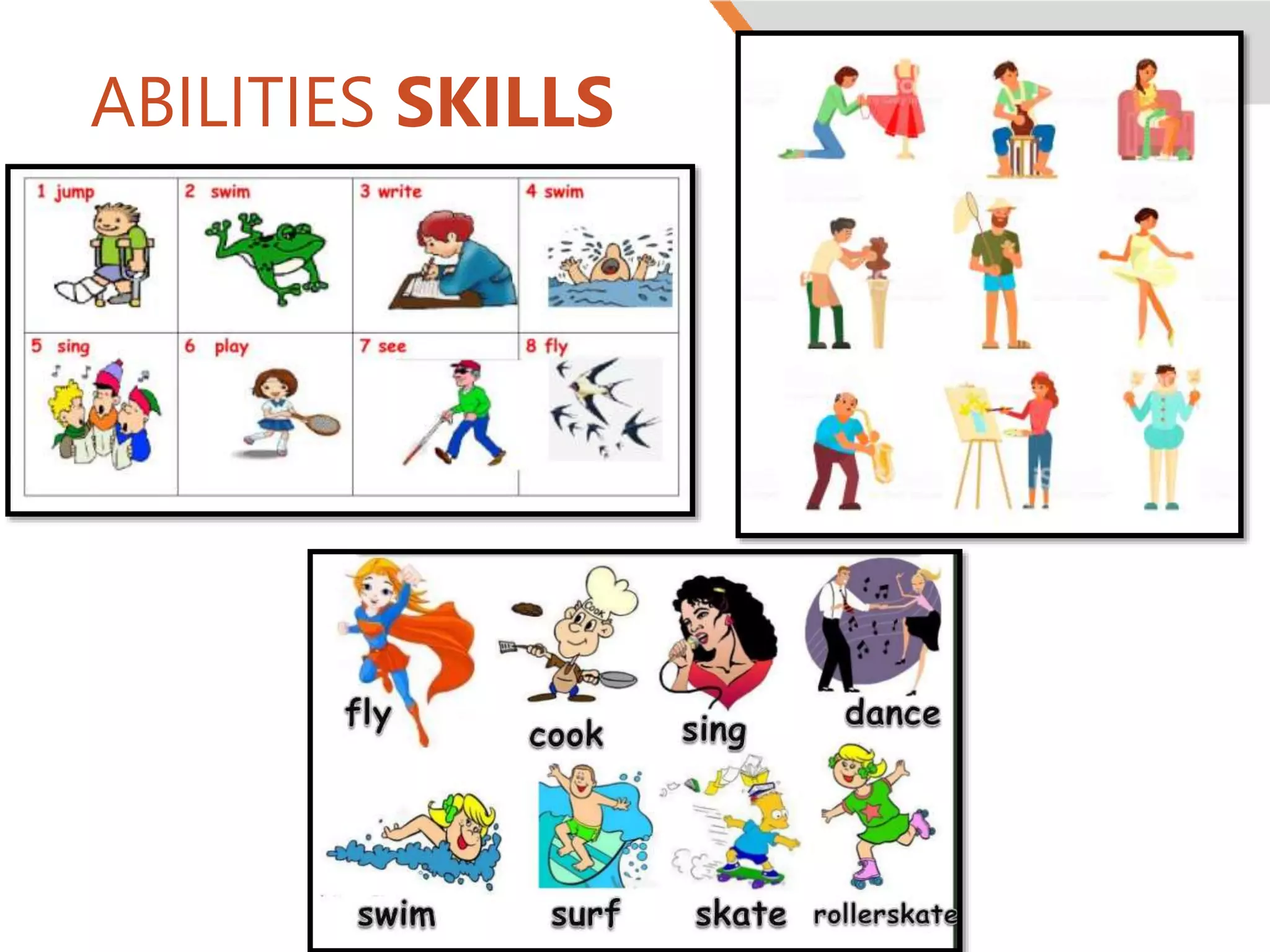ABILITIES SKILLS
4