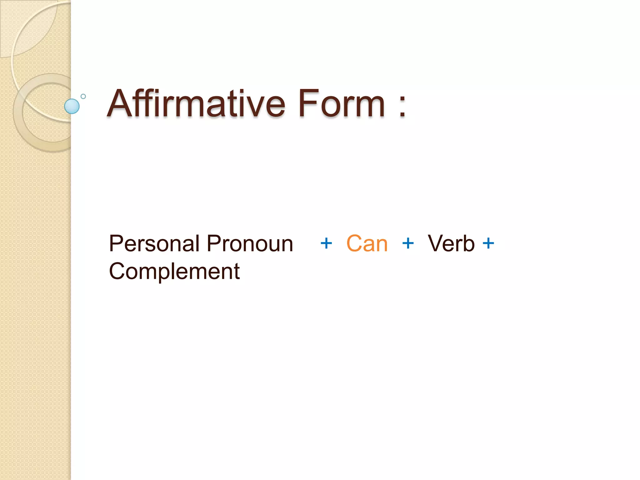 Can is the same for all subjects. 