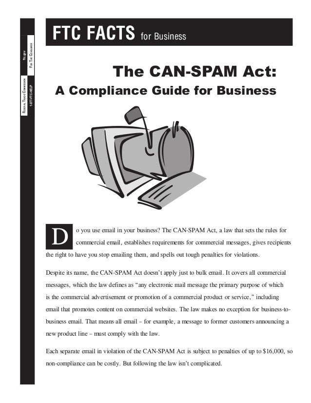 The 6-point Can-spam Act Compliance Checklist