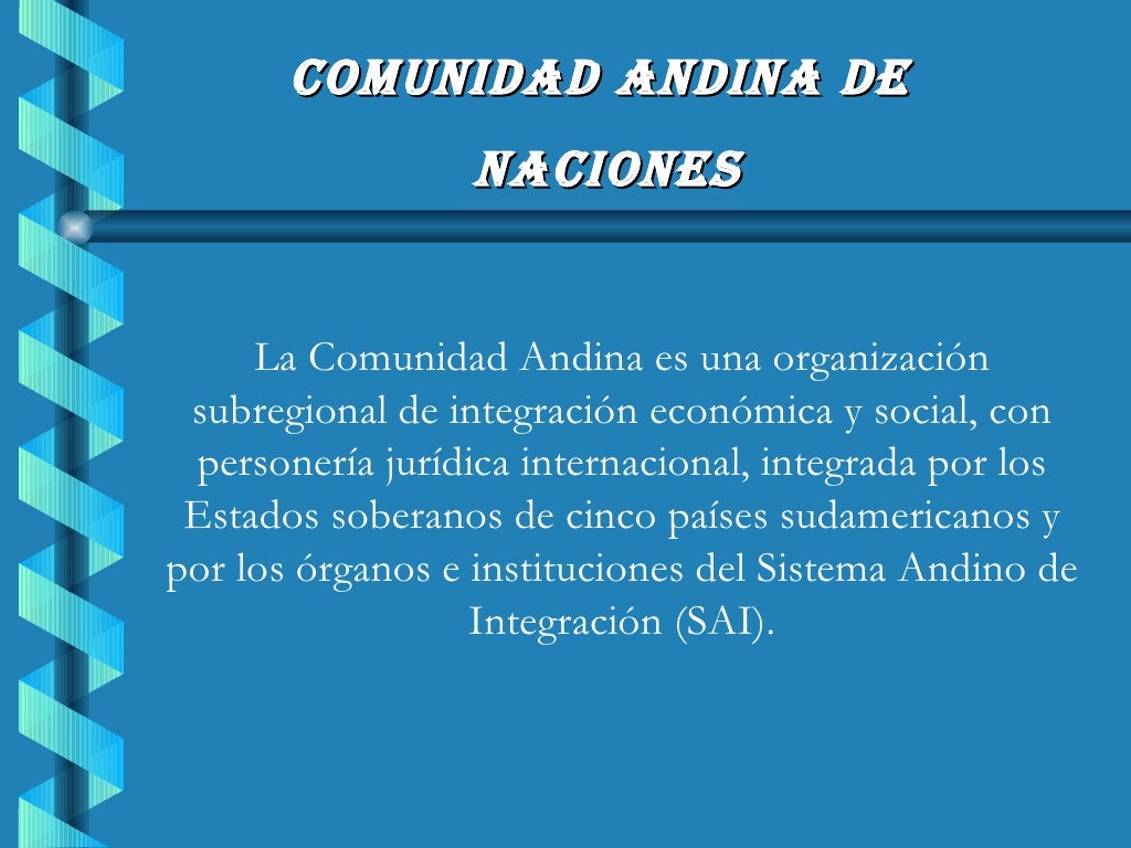 comunidad andina 2007