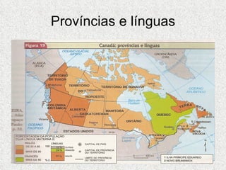 Províncias e línguas 
