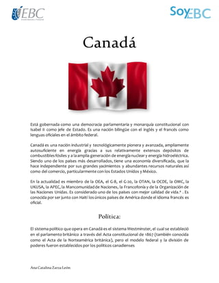 Canadá   ana zarza - tratados y acuerdos