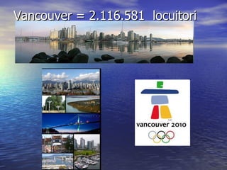 Vancouver =  2.116.581  locuitori 
