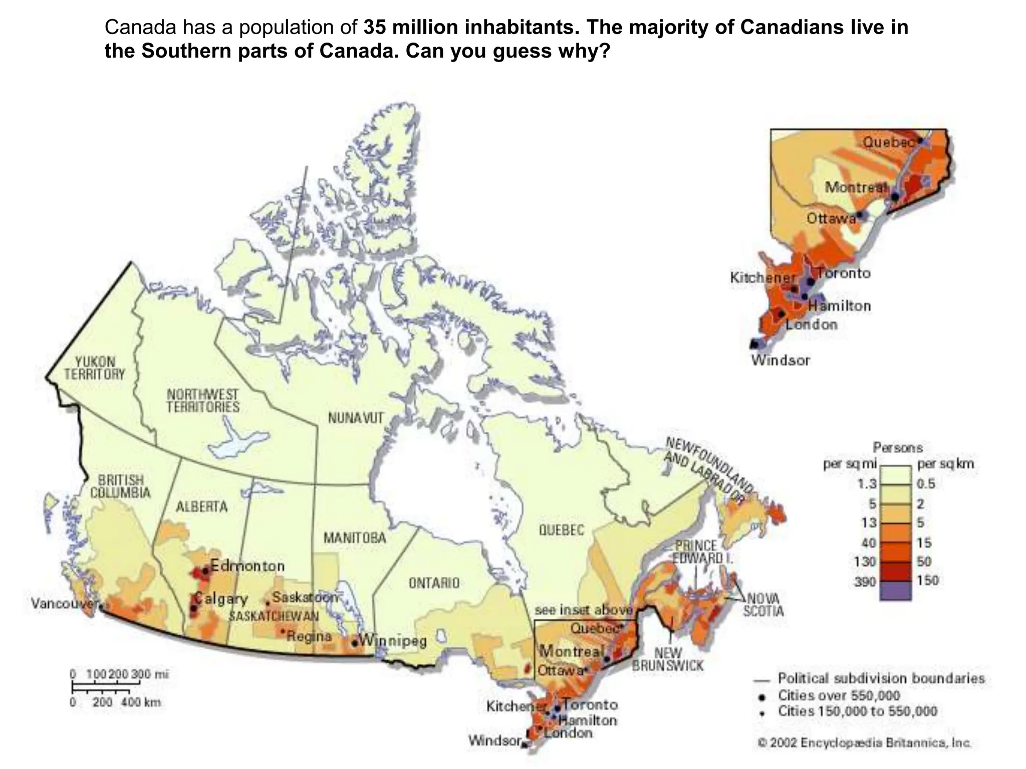 Canada general exposición de sobre datos en canada | PPT