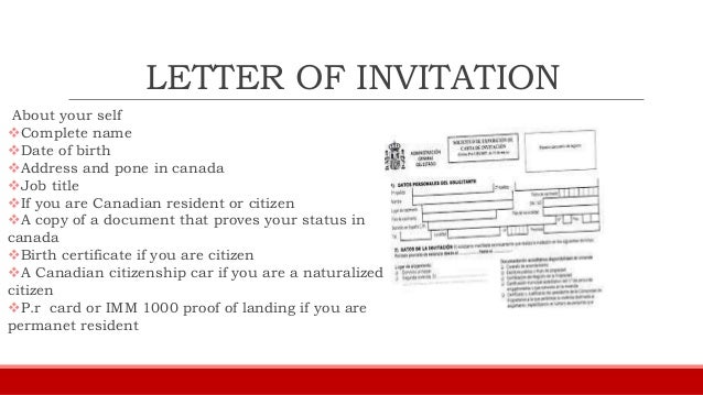 Letter Of Invitation Canada 6
