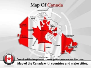 Canada PowerPoint Maps