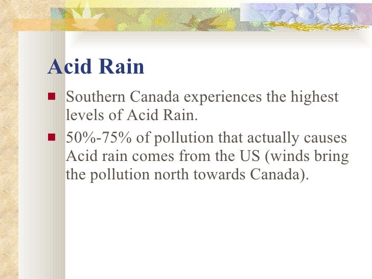 Canada Environmental Issues