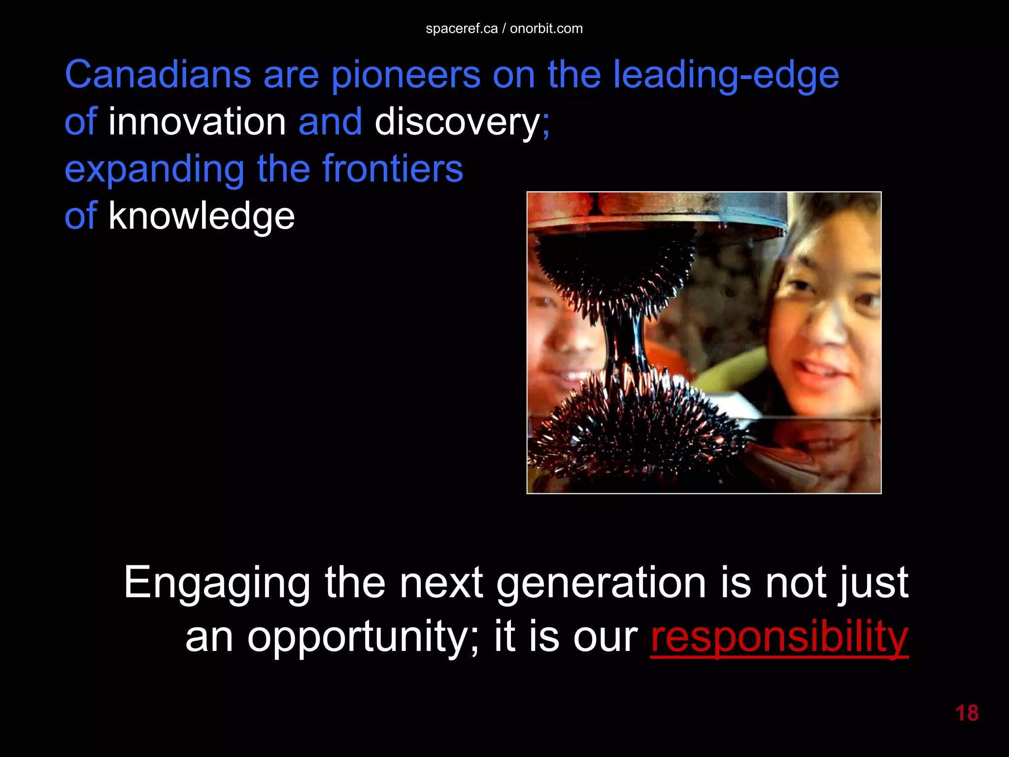 The Future of Canada in Space