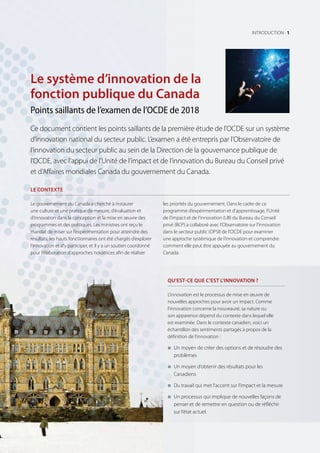 Pour ce faire, une approche systémique de l’innovation
du secteur public est nécessaire, une approche prenant
en compte le...