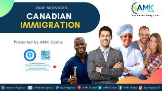 Presented by AMK Global


info@amk.global
www.amk.global @amkglobal7
@_amkglobal AMK Global AMK Global AMK Global
OUR SERVICES
CANADIAN
IMMIGRATION
 