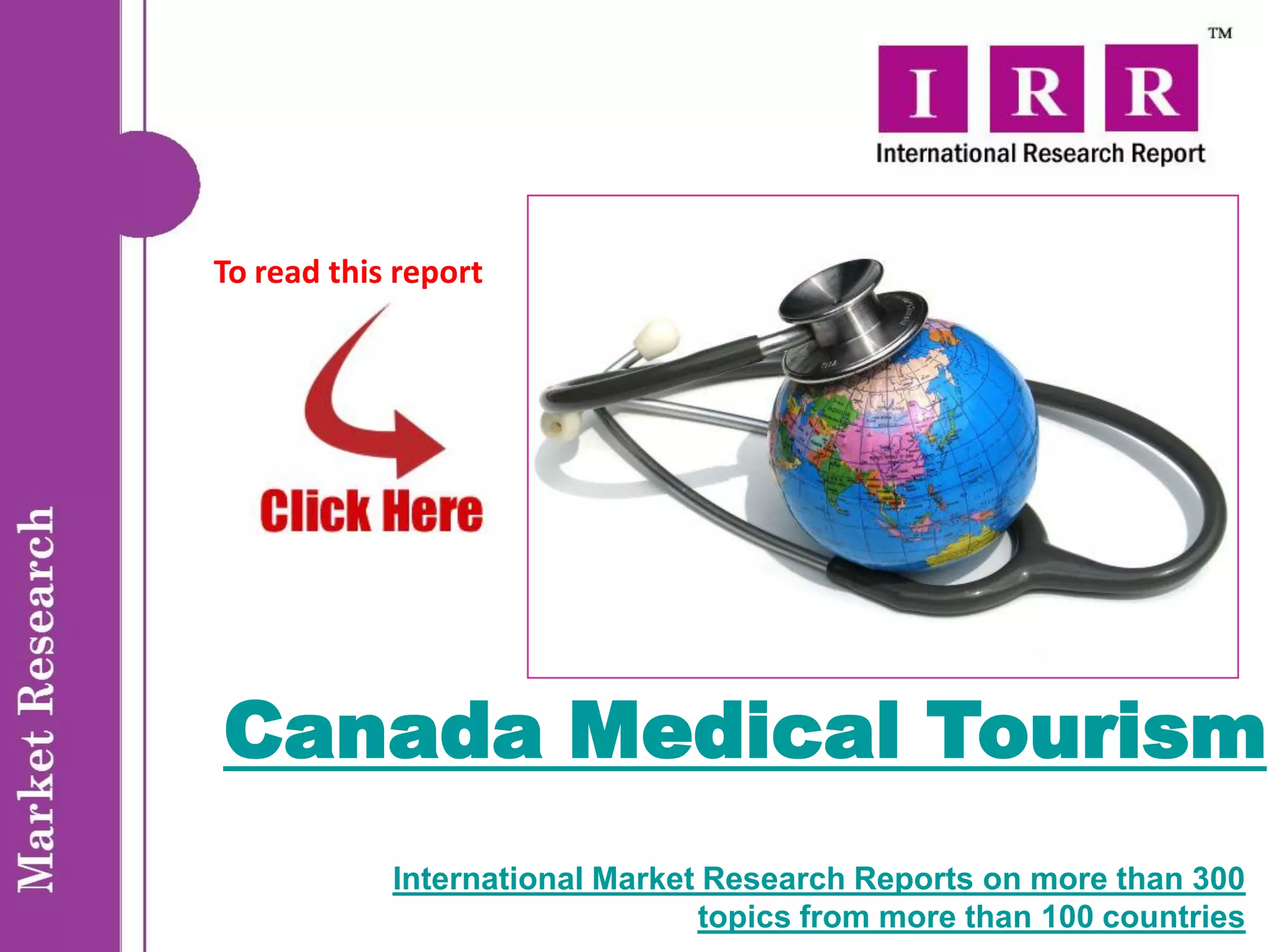 Canada medical tourism PPT